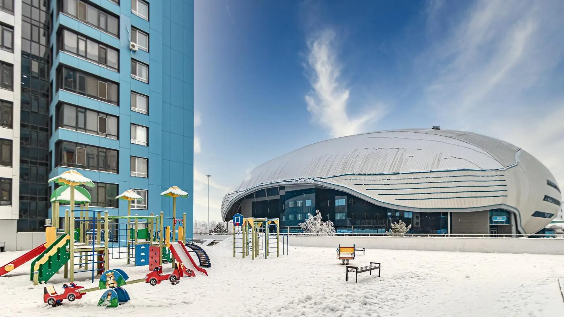 Шикарная Квартира В Жк Life Park Αστάνα Διαμέρισμα